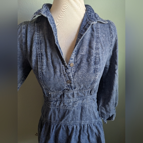 Anthropologie Cassidy Denim Mini Dress - Picture 4 of 6